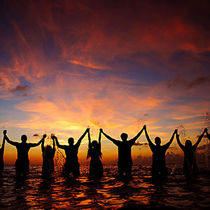 散骨は基本的に合祀葬